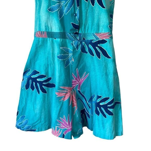 Vintage 80’s Hilo Hattie Hawaiian Print Romper - Picture 3 of 13